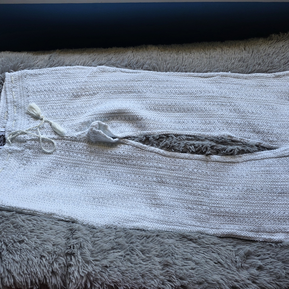 2 For $25. Reclaimed Vintage White Crochet Pants